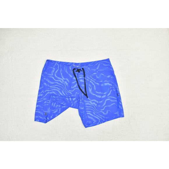 Under Armour Men's Blue Loose HeatGear Board Shorts Size 42 Trunks Swim - Picture 3 of 8
